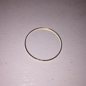 Gold bangle bracelet